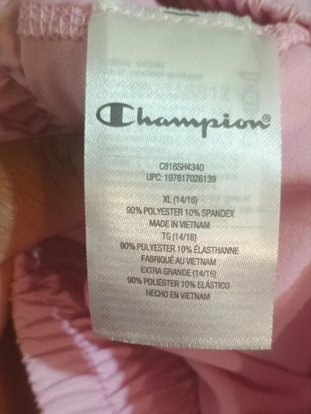 Champion Light Pink Circle Skirt Active Short